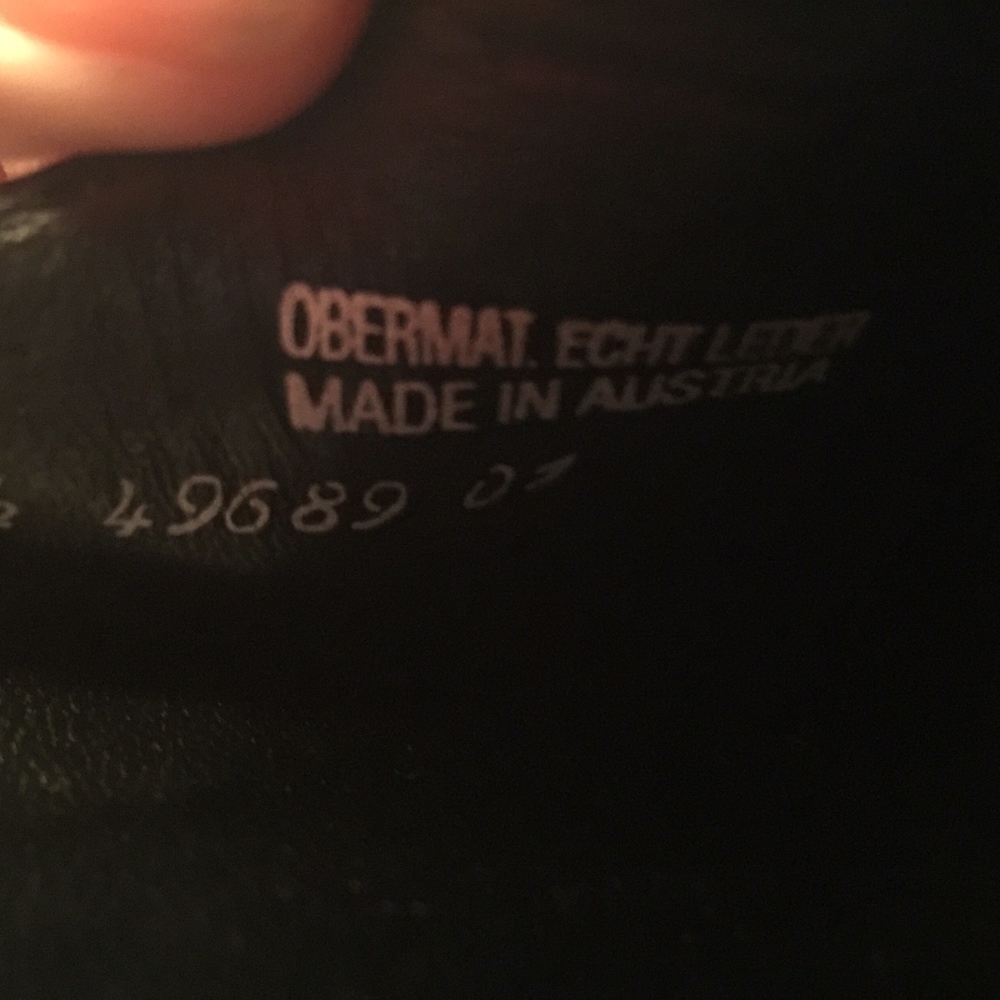 Paul Green Black Leather Pointy Mules - Picture 4 of 4